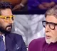 Big B, Junior Bachchan present a 'drunken act' on KBC 15