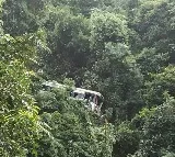 RTC Bus rams into a gorge in Alluri district