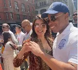Samantha met New York city Mayor Eric Adams