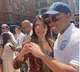 Samantha met New York city Mayor Eric Adams