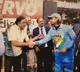 Sumalatha shares a pic that her late husband was seen presenting a cash cheque to Dhoni