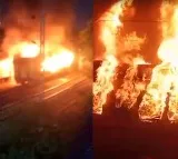 9 dead in train fire near Madurai station