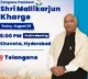 Mallikarjuna Kharge reaches hyderabad for praja garjana