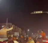 KA Paul and Naveen Polisetti wishes each other on Vizag beach road