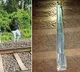 Iron Polls on railway tracks in Gujrat Vadodara