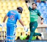 Afridi scalps Rohit Sharma and Kohli