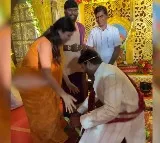 Rashmika Mandanna attends her assistant marriage