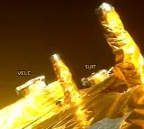 Aditay L1 sends selfie and earth and moon images