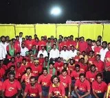 TDP leaders visits Yuvagalam volunteers in Rajahmundry prison