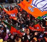 bjp lead in by polls