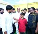 Nara Lokesh talks to bow who injured in stone pelting incident