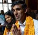 Britain PM Rishi sunak wife akshata murthy visits Akshardham temple