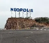 Villagers protest against govt who sells Kokapet Neopolis lands with shiv temple