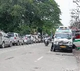 Security heightened outside ACB Court In Vijayawada