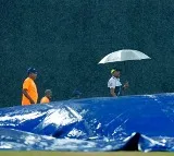 Rain stops Team India batting