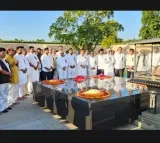 TDP leaders stage silent protest at Raj Ghat against Naidu's arrest