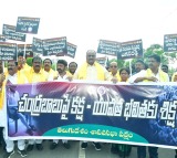 TDP legislators take out padyatra against Naidu’s arrest in Andhra Pradesh