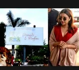 Cheering crowd, giant hoarding welcome Ragneeti in Udaipur