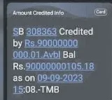 9000 crores transferred to tamil nadu car driver accidentally by Tamilnadu mercantile bank
