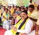 TDP cadre takes huge protests and demand Chandrababu release immediately