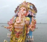Protest over curbs on immersion of PoP idols in Hyderabad’s Hussain Sagar