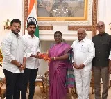 Nara Lokesh met President Droupadi Murmu