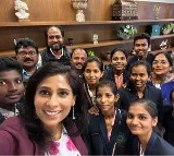 Gita Gopinath meets Andhra students at IMF