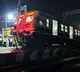 Train Climbs Up Platform In UPs Mathura Railway Station