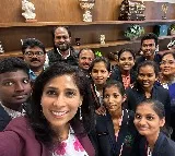 AP Students in US Tour visits IMF as CM Jagan felt happy