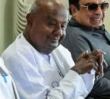 Deve Gowda defends party alliance with bjp