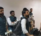 Pakistan cricket team arrives Hyderabad