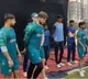Pakistan team practices at Hyderabad stadium ahead of warm-up match