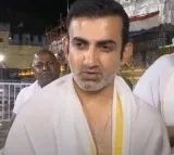 Gautam Gambhir visited tirumala temple