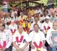Chandrababu friends protests with placards in Chandragiri