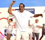 Minister Malla Reddy shakes a leg