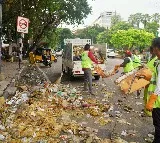 Hyderabad roads dirt after Ganesh visarjan