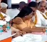 BJP MP caught on camera inappropriately touching women colleague