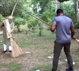 PM participates in cleanliness drive with wrestler Ankit Baiyanpuria