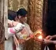 Tamil Nadu CM MK Stalin daughter Senthamarai Stalin visited Sattainathar Temple