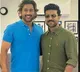 Ram Charan is ‘glad to meet nation’s pride’ MS Dhoni