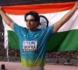 Neeraj Chopra Takes Stunning Catch To Prevent Indian Flag From Falling On Ground After Asian Games Gold