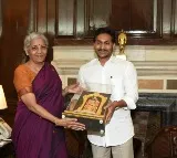 CM YS Jagan Mohan Reddy meets Union Finance Minister Nirmala Sitharaman