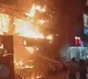 Huge fire accident at KPHB Metro Station in Hyderabad