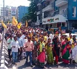 TDP protests continues in AP