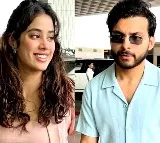 Janhvi seen with rumoured beau Shikhar Pahariya at Mumbai airport