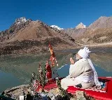 PM Modi visits Adi Kailash in Uttarakhand's Pithoragarh, offers prayers at Parvati Kund temple