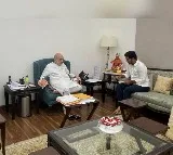 Naralokesh meets with Home minister amitshah