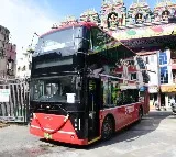 TTD Chairman Bhumana Karunakar Reddy launches Double Decker buses in Tirupati