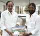 Minister Srinivas goud meet with CM KCR photo goes viral on social media
