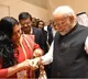 Mexican senate president Ana Lilia Rivera ties Rakhi to PM Modi at P20 Summt